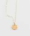 Sheriff Badge Tiny Coin Necklace