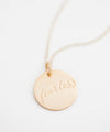 'Fearless' Coin Necklace