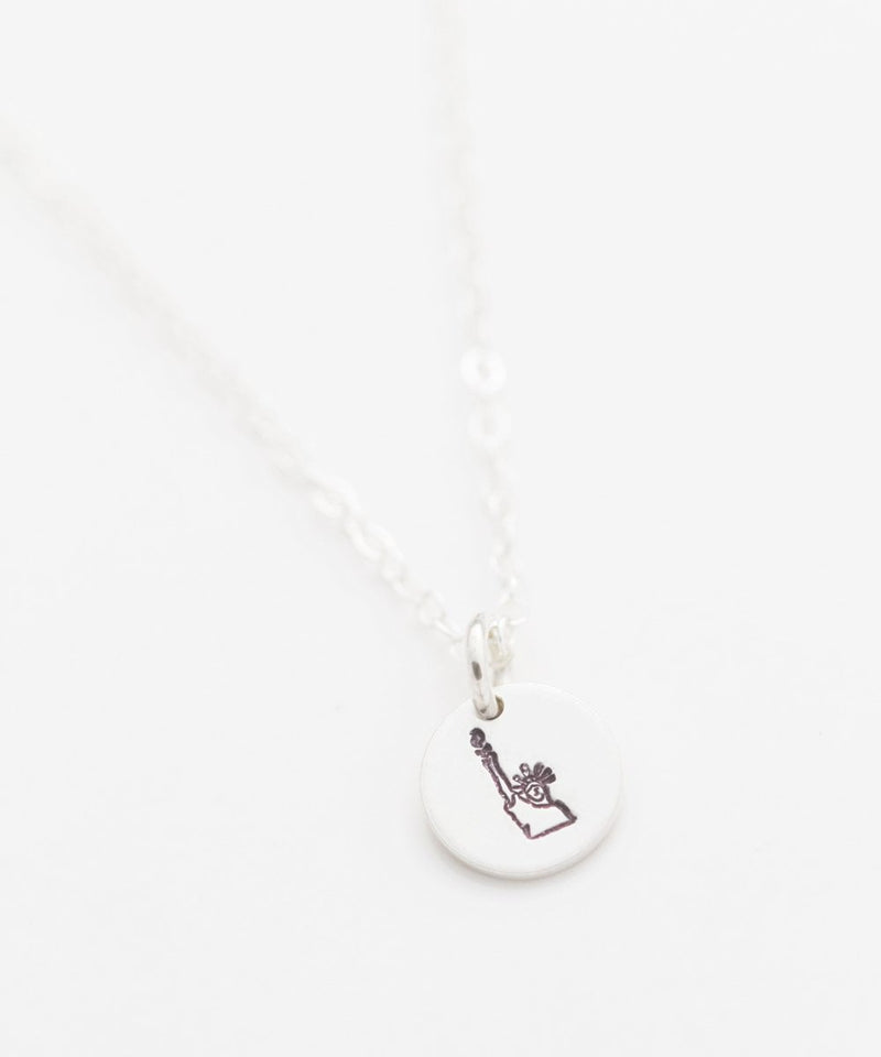 Statue of Liberty Tiny Coin Necklace