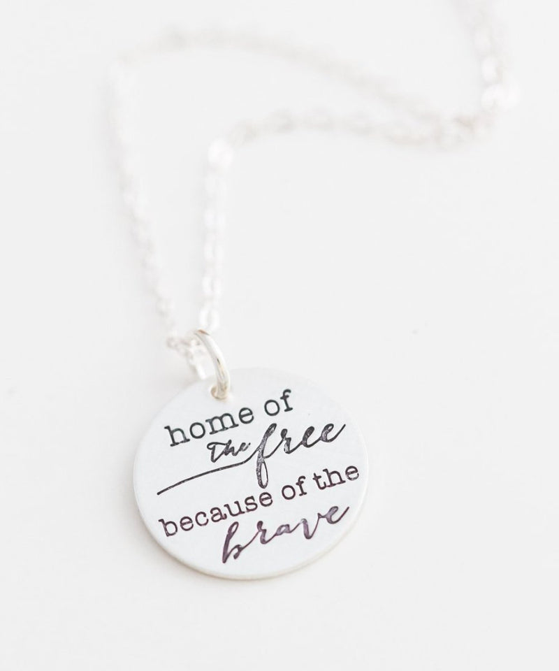 'Home of the Free' Coin Necklace