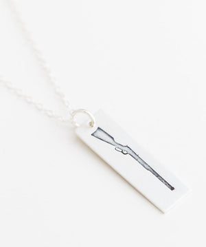 Frontier Rifle Tag Necklace