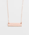 'Blessed' Petite Bar Necklace