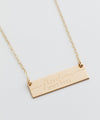 ‘Freedom Isn’t Free’ Bar Necklace