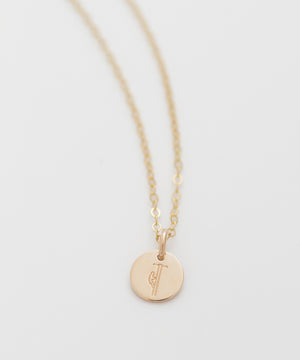 Lineman Tiny Coin Necklace