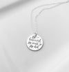 ‘She believed she could’ Coin Necklace